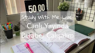 3 Hours Study With Me Live | Canlı Yayında 3 Saat Beraber Çalışalım