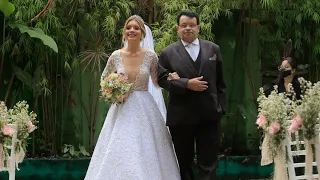 Emotional Entrance of the Bride Gabriella Magalhães - Wedding March + Heaven - Songsdei - Wedding