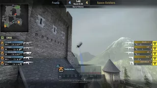 Cobble Long B Smoke from CT SPAWN to DELAY RUSH