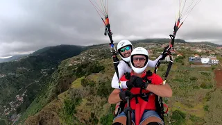Andre Paragliding flight on Madeira Island