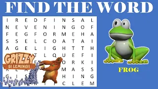 🔍 Find the Word Challenge: Grizzy and the Lemmings Edition! 🐻🐾