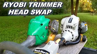 Ryobi trimmer head swap