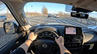 2023 Nissan Armada Platinum - POV Test Drive | 0-60