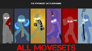 New Year’s Special - The Strongest Battlegrounds: ALL MOVESETS | Stick Nodes