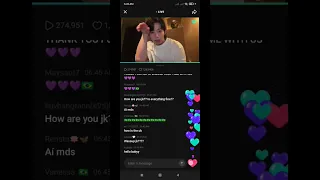 #jk is live now on #weverse best morning ever. #bts