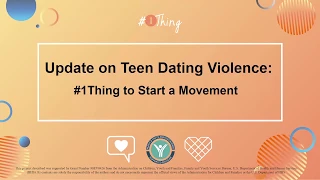 Teen Dating Violence Awareness Month 2020 Webinar