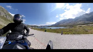 Yamaha Niken am Gotthardpass, Abfahrt Nord in 360°