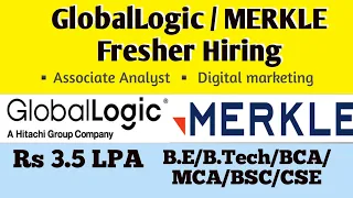 Off campus drive 2022 | GlobalLogic off campus drive | MERKLE is hiring freshers | #offcampusdrive