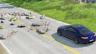 Mobil vs Rock #1 - BeamNG Drive