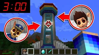 NIE WCHODŹ O 3:00 DO BAZY PSI PATROL W MINECRAFT ! GPLAY & LAKI