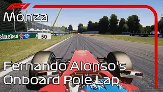 Fernando Alonso's Onboard Pole Lap Monza 2010 | Assetto Corsa