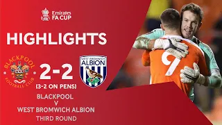 Maxwell Stars In ShootOut! | Blackpool 2-2 West Brom (3-2 on pens) | Emirates FA Cup 2020-21