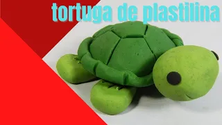 Como hacer una tortuga de plastilina