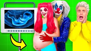 THE CLOWN 'S GIRLFRIEND IS PREGNANT ! *Will The Clown Become A DAD?*