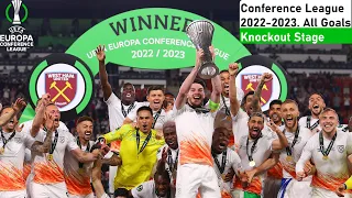 Europa Conference League 2022 - 2023. All Goals. Knockout Stage.