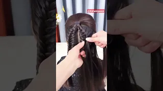 quick  easy hairstyles for school #hairstyle #hairtutorial #hairstylist #easyhairstyle #viralvideo