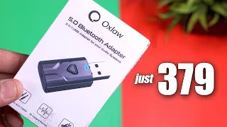 Oxlaw Bluetooth 5.0 Adapter Unboxing - in Hindi