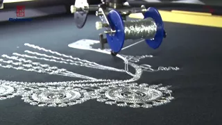 Richpeace Computerized embroidery machine with cording device