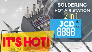 JCD 8898 HOT AIR/SOLDERING STATION Review & Teardown!