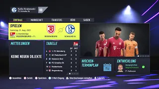 Fifa 22 PS5 Karriere mit Schalke 04 Mission Aufstieg Part 1 Gameplay Lets Play