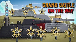 "King VS Emperor Preparing for the Grand Battle" Cartoons about tanks