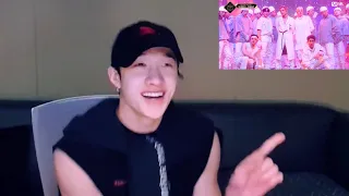 Stray Kids (스트레이 키즈) Bang Chan 방찬 Reaction to “PAINT 물감놀이 - Mayfly 메이플라이 ” Kingdom performance Ep.7