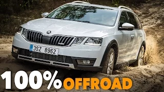 Skoda OCTAVIA SCOUT OFFROAD TEST DRIVE - Better than the 2017 Volkswagen Golf Alltrack ?