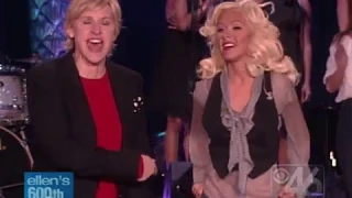 Christina Aguilera Ellen   Candyman Live 07 02 07