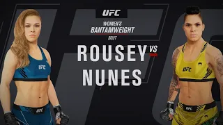 UFC 4 - Ronda Rousey vs Amanda Nunes - PS5 Gameplay