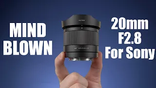 This Lens Is Impossible - The Viltrox 20mm f2.8 For Sony