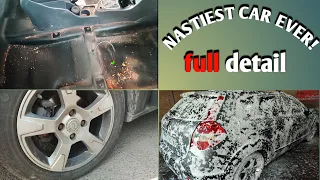 Deep cleaning of the car  |  along with removing the seat | full detailing | asmr |dongfeng H30