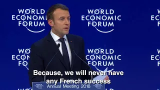 Special Address by Emmanuel Macron - France Is Back