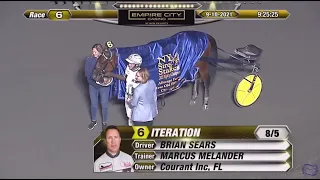 Iteration & Brian Sears wins NYSS Final 3 Year Old Fillies ($200,000) in 1.57,1 (1.12,8) at Yonkers.