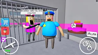 Playing as POLICEMAN DEAD | POLICE GIRL PRISON RUN (NEW OBBY) All Jumpscares Full Gameplay | ROBLOX