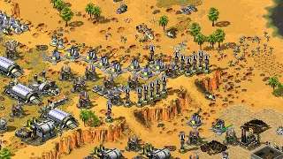 Red Alert 2 --  Flood Plains Brutal Ai 7 vs 1 -- extra Hard -- France