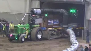 Devin Riggin "The Bandit" Mod Turbo tractor pull at the Keystone Nationals