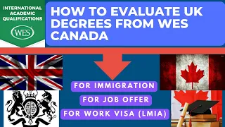 How to evaluate UK Degrees from WES Canada