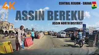 Assin Bereku Road Drive from Praso Asempanaye Dansame in the Central Region of Ghana 4K