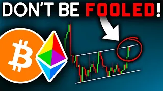 This Will CONFIRM TODAY (Don't Be Fooled)!! Bitcoin News Today, Ethereum Price Prediction (BTC, ETH)