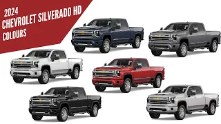 2024 Chevrolet Silverado HD Pickup Truck – All Color Options – Images | AUTOBICS