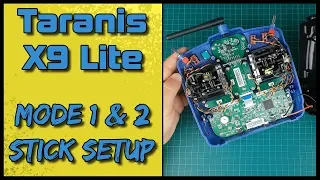 FRsky Taranis X9 Lite - Mode 1 & 2 Setup