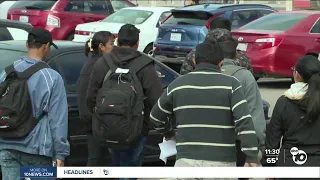 Influx of migrants arrive in San Diego County