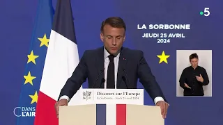 Emmanuel Macron critiqué après sa sortie sur l'arme nucléaire - Reportage #cdanslair du 01.05.2024