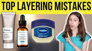 5 MISTAKES TO AVOID WHEN LAYERING SKIN CARE | @DrDrayzday