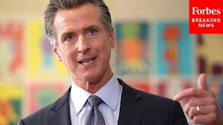 Gov. Gavin Newsom Holds Press Briefing To Announce Major Green Energy Milestone For California