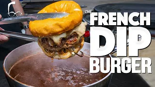 THE FRENCH DIP BURGER (PREPARE YOURSELF!) | SAM THE COOKING GUY