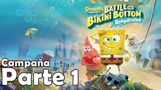 Bob Esponja: Batalla por fondo de Bikini Rehidratado - Parte 1 - Campaña - Jeshua Games