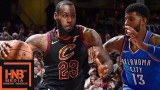 Cleveland Cavaliers vs Oklahoma City Thunder Full Game Highlights / Jan 20 / 2017-18 NBA Season