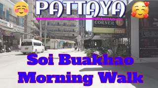 Pattaya, Morning Walk, Soi Buakhao, 10am, 14 August 2022 THAILAND (ASMR)