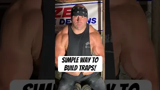 TRAPS MADE EASY🔥#gym #training #fitness #powerlifting #motivation #workout #beast #traps #subscribe